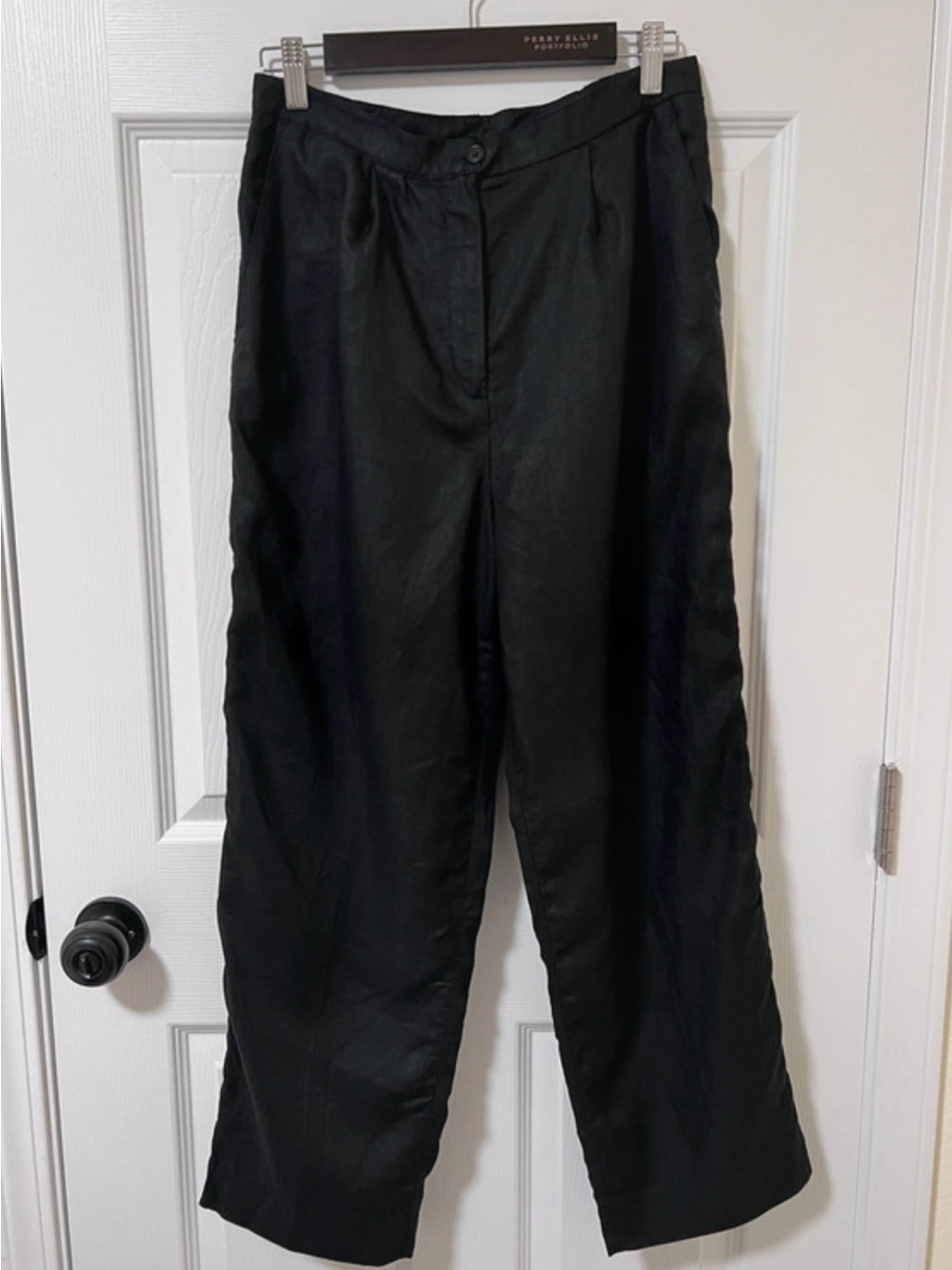 Ralph Lauren Black Dress Pants — Relaxed Straight Leg